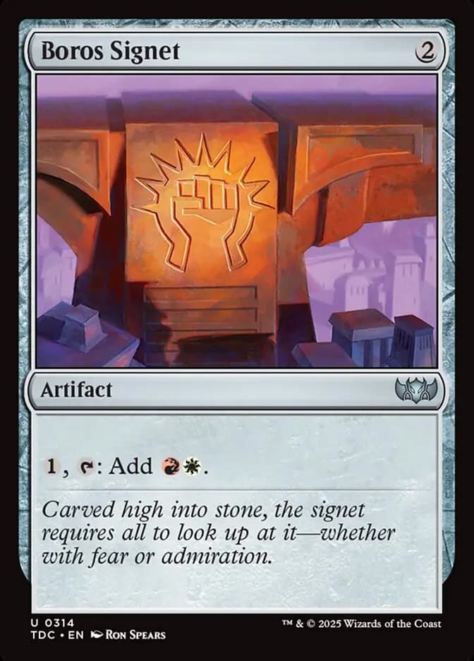 Card image of Boros Signet