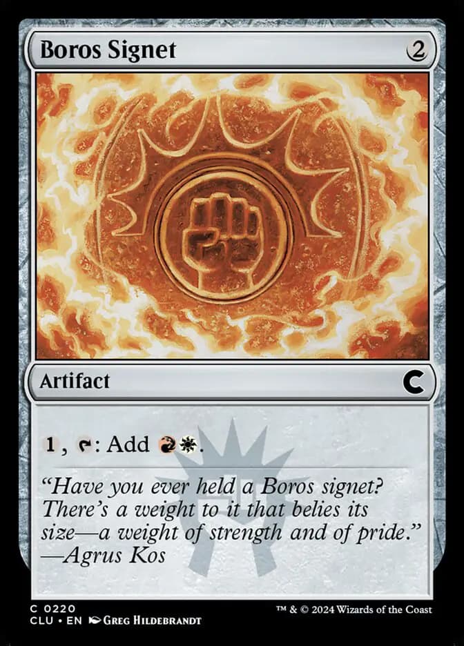 Card image of Boros Signet