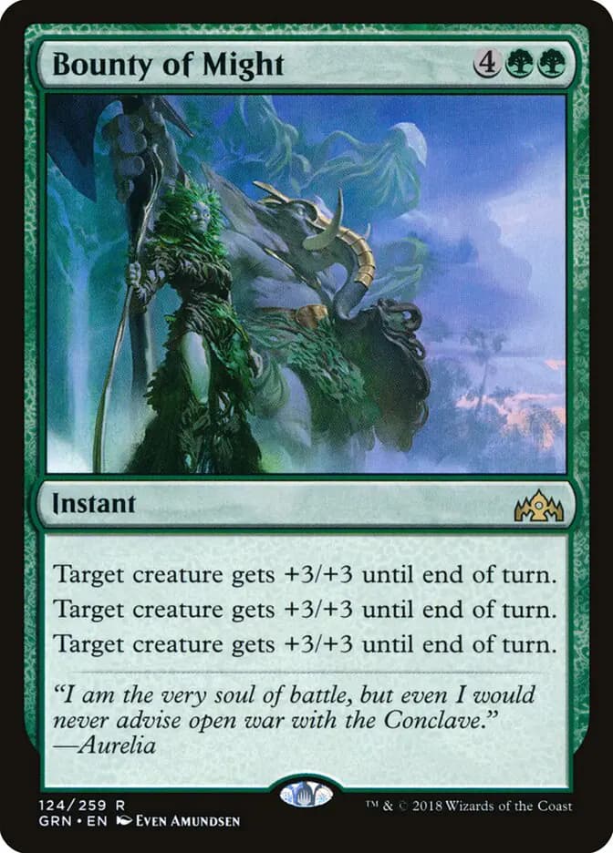 Card image of Bounty of Might