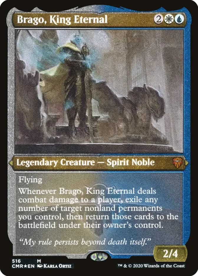 Card image of Brago, King Eternal