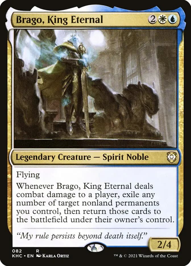 Card image of Brago, King Eternal