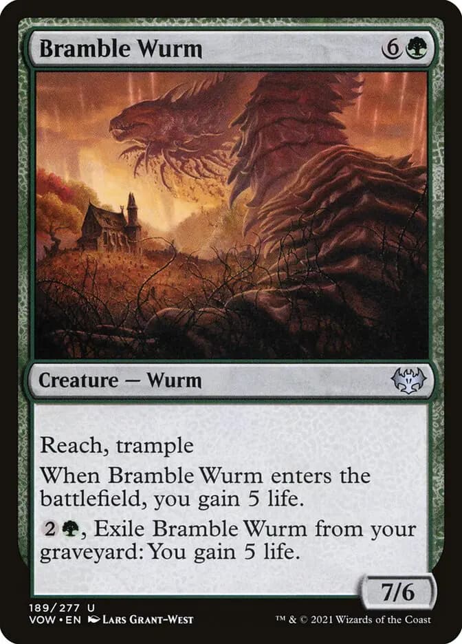 Card image of Bramble Wurm