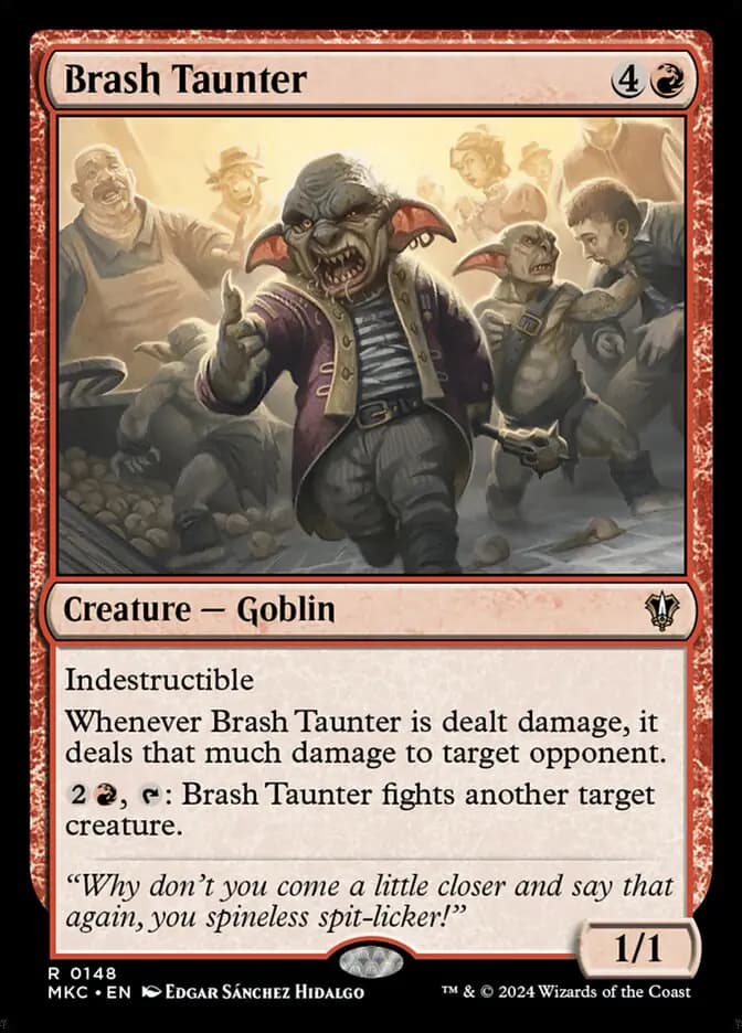 Card image of Brash Taunter