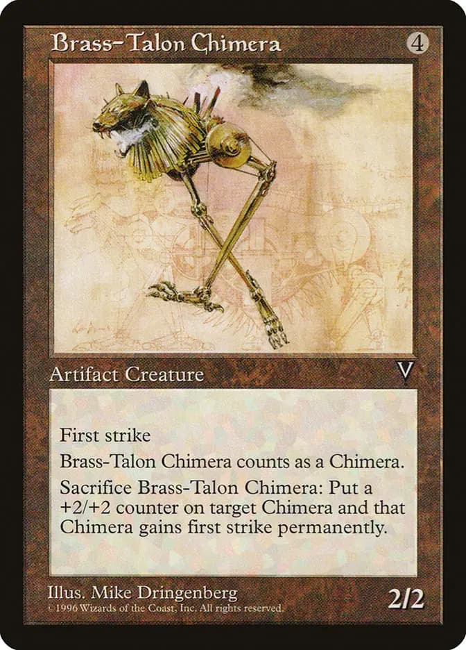 Card image of Brass-Talon Chimera