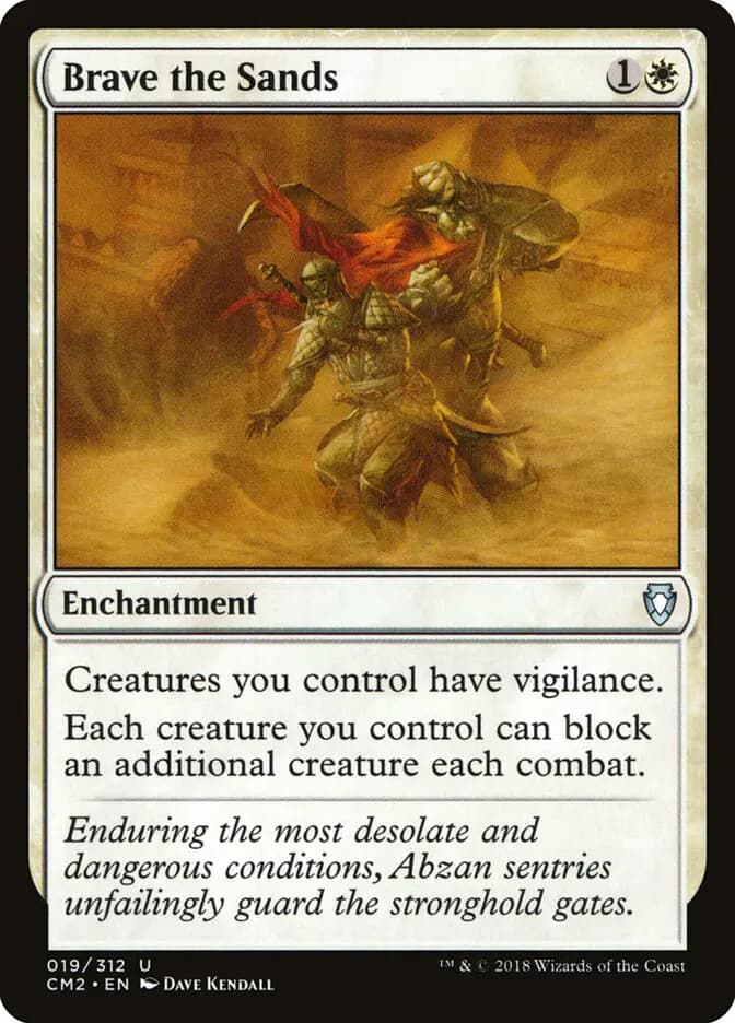 Card image of Brave the Sands