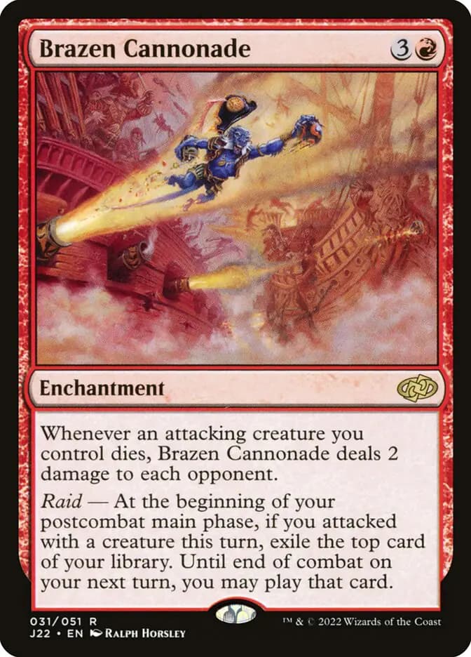 Card image of Brazen Cannonade