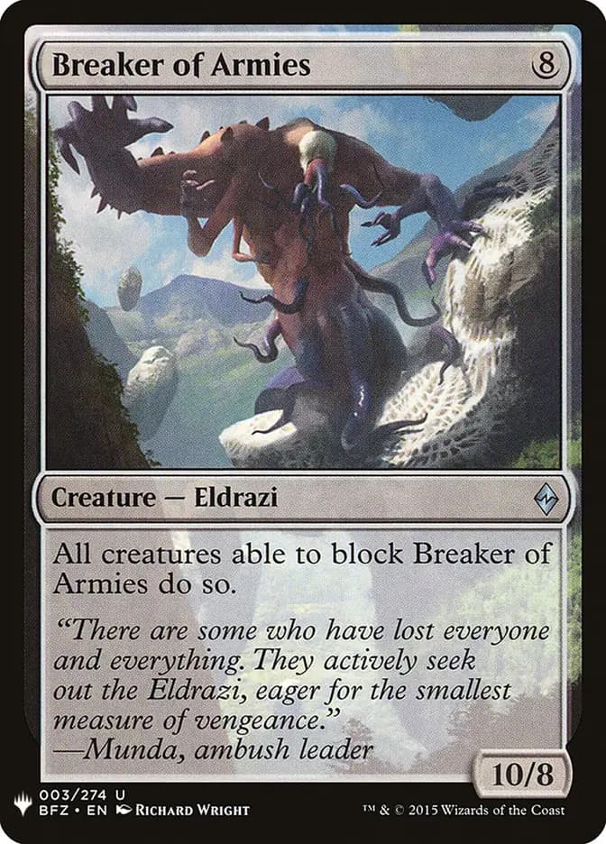 Card image of Breaker of Armies