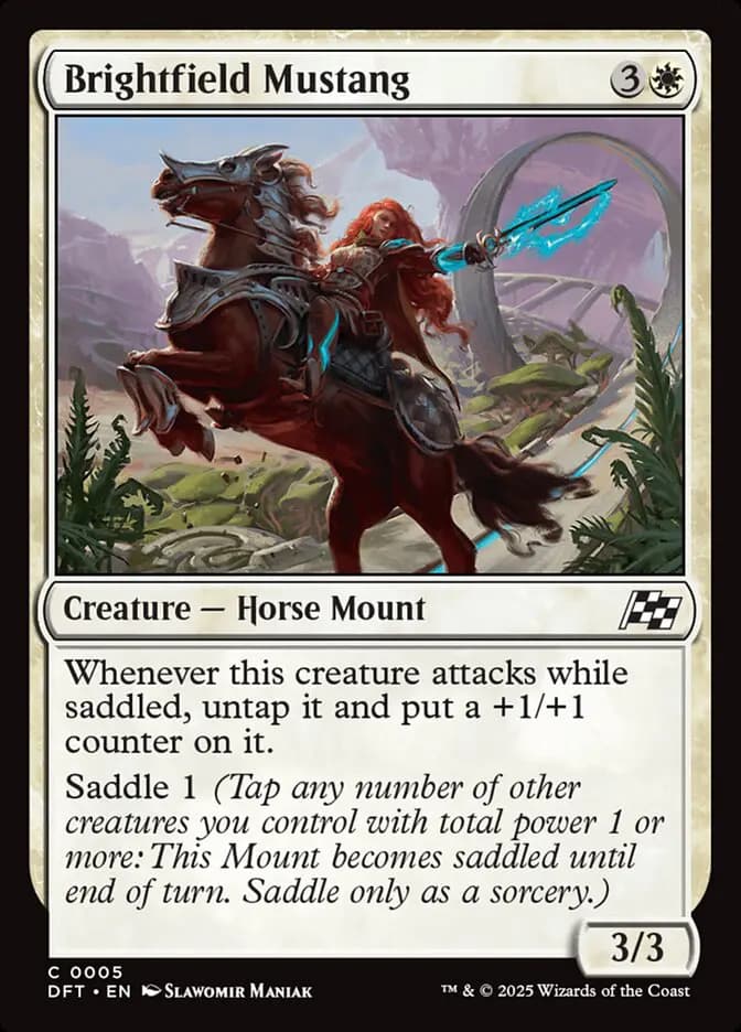 Card image of Brightfield Mustang