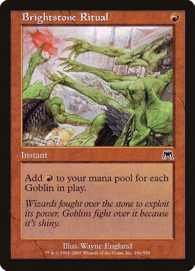 Card image of Brightstone Ritual