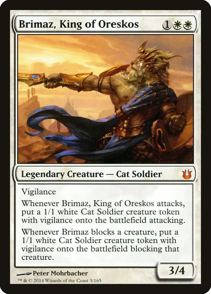Card image of Brimaz, King of Oreskos