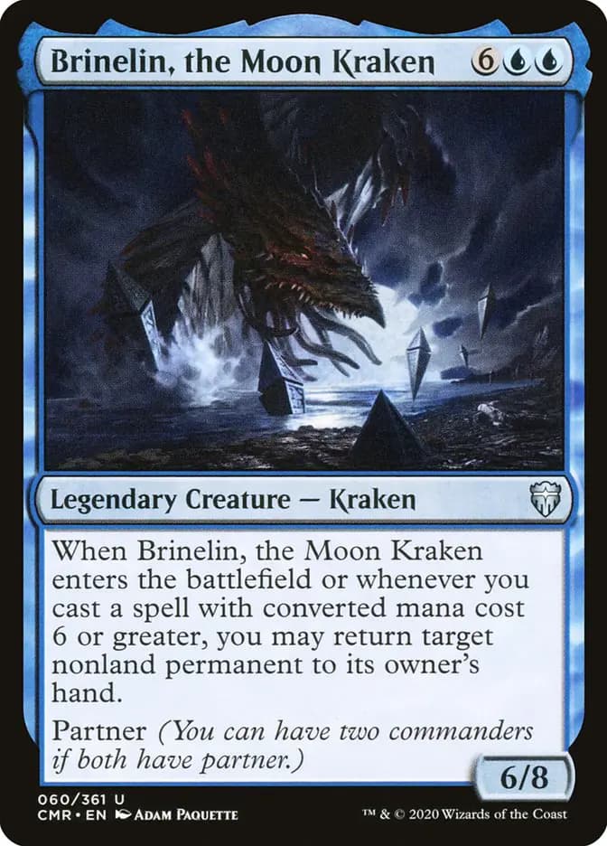 Card image of Brinelin, the Moon Kraken