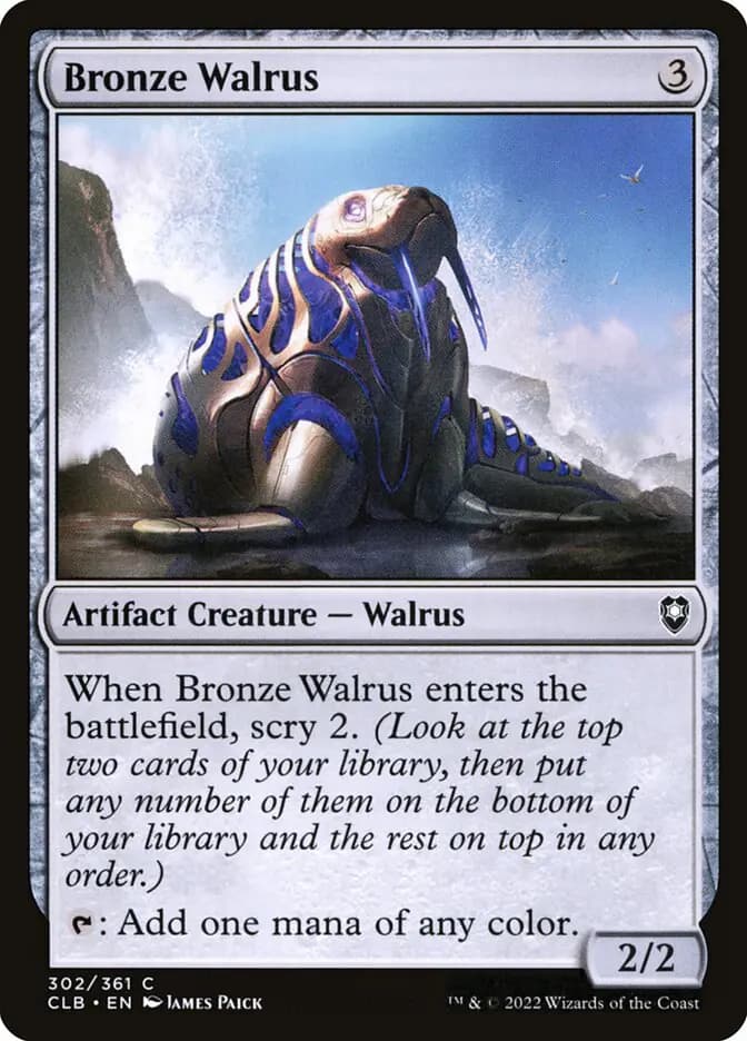 Card image of Bronze Walrus