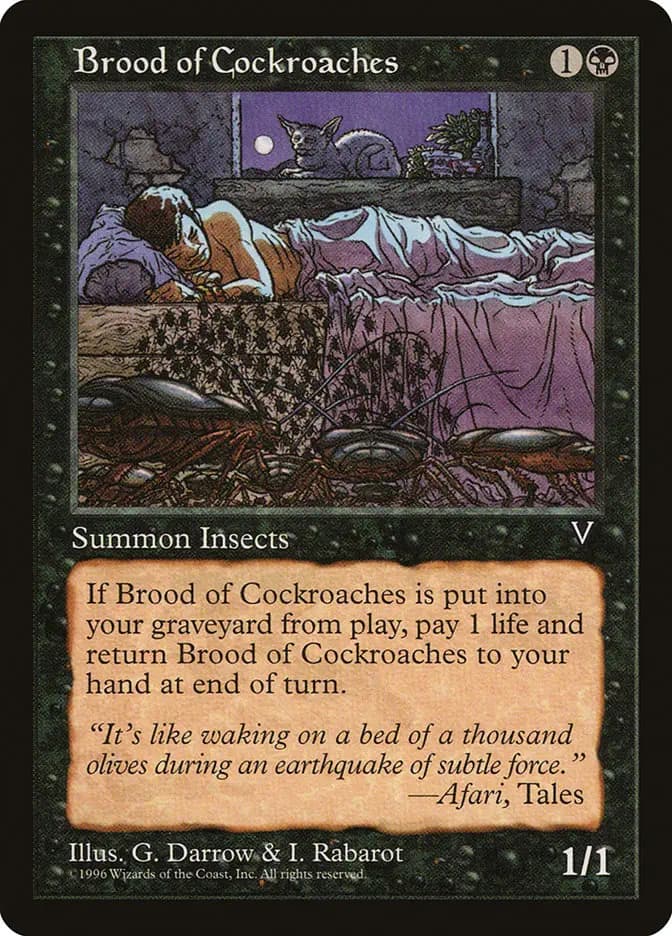 Card image of Brood of Cockroaches