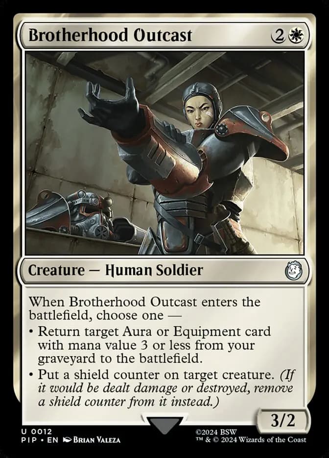Card image of Brotherhood Outcast