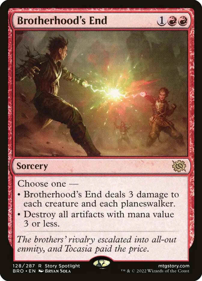 Card image of Brotherhood's End
