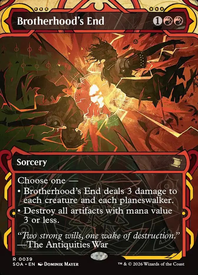Card image of Brotherhood's End
