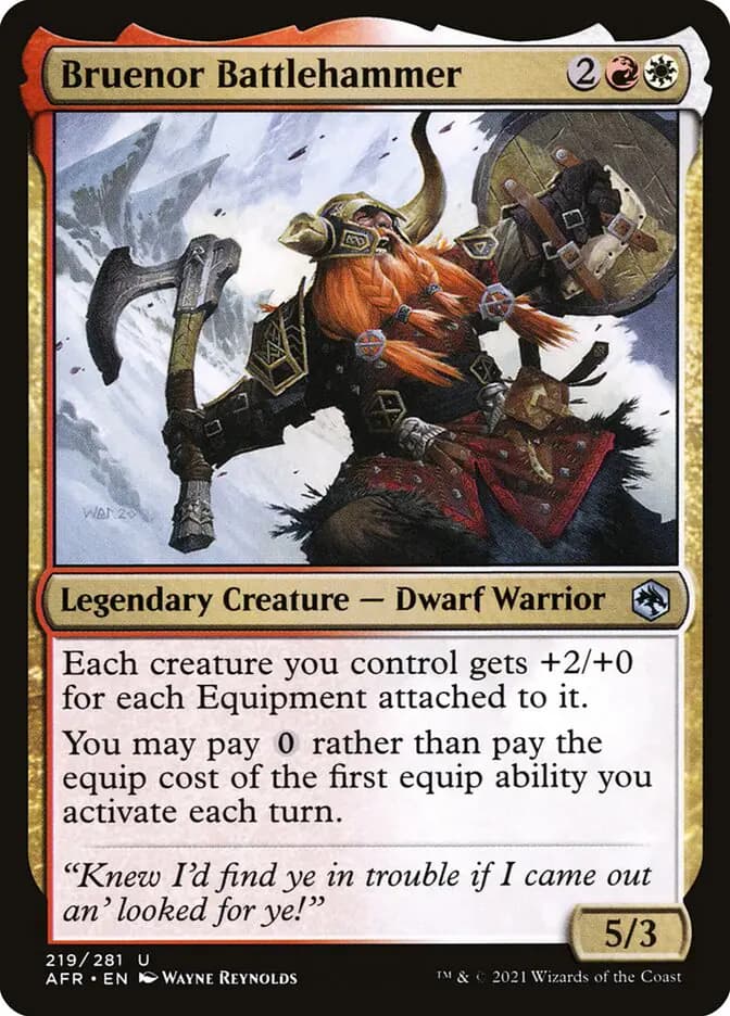 Card image of Bruenor Battlehammer