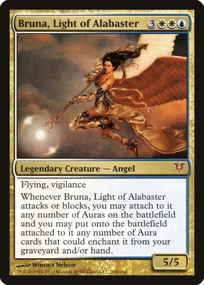 Card image of Bruna, Light of Alabaster