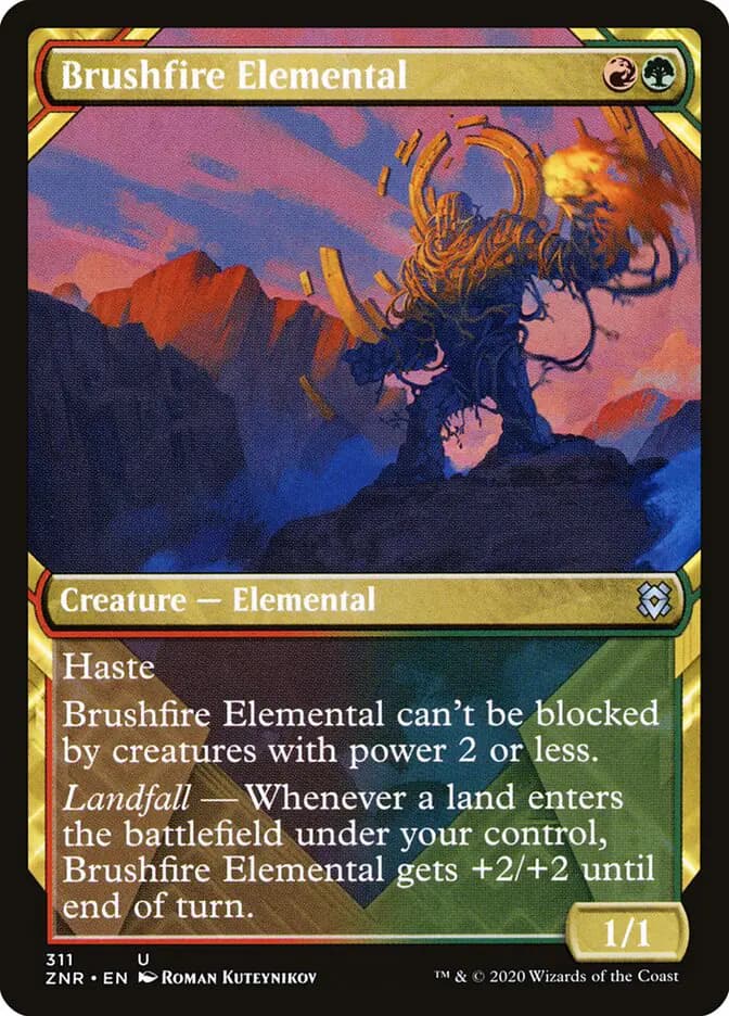 Card image of Brushfire Elemental