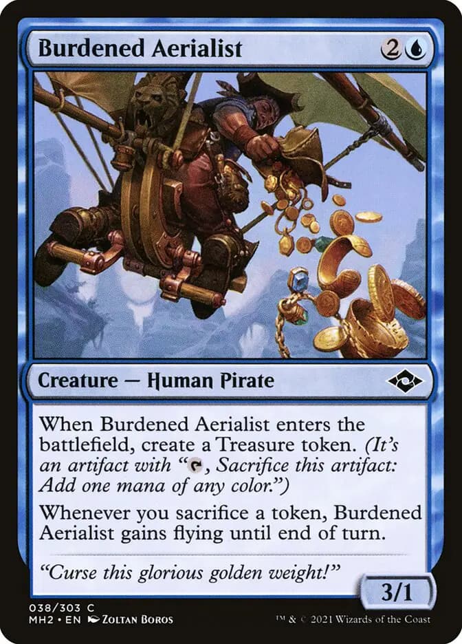 Card image of Burdened Aerialist