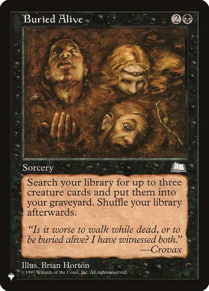 Card image of Buried Alive