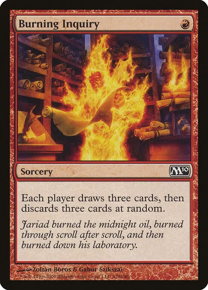 Card image of Burning Inquiry