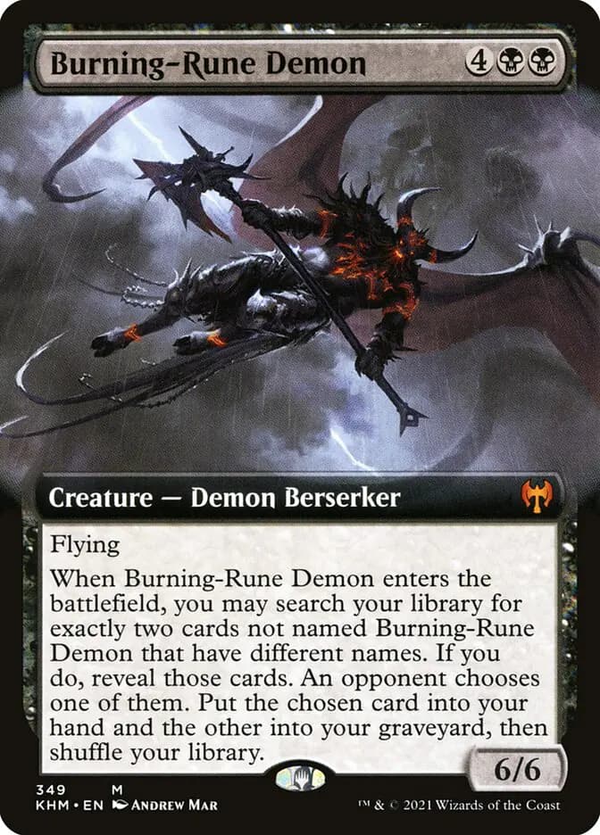 Card image of Burning-Rune Demon