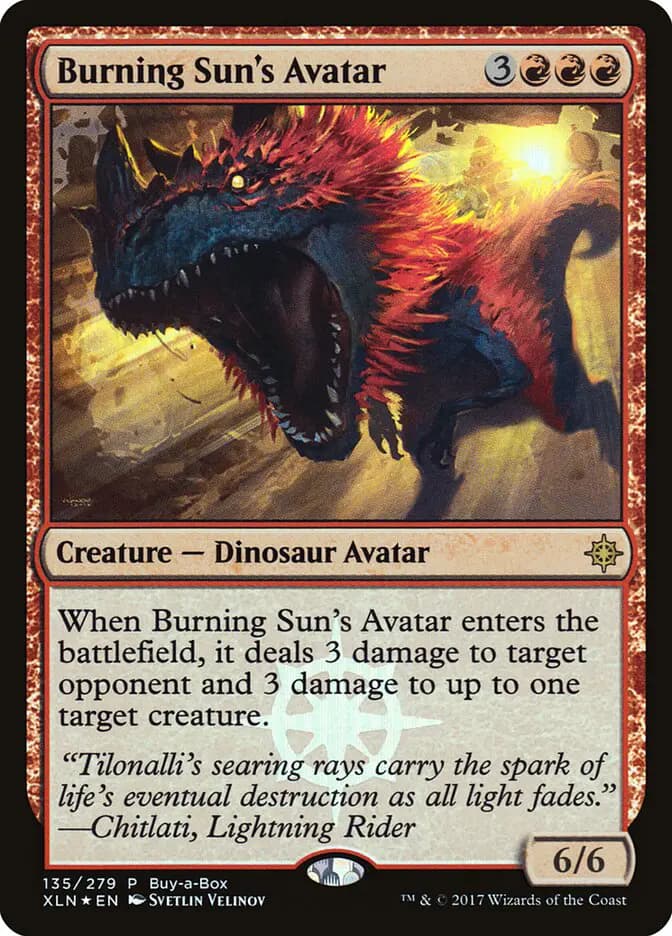 Card image of Burning Sun's Avatar