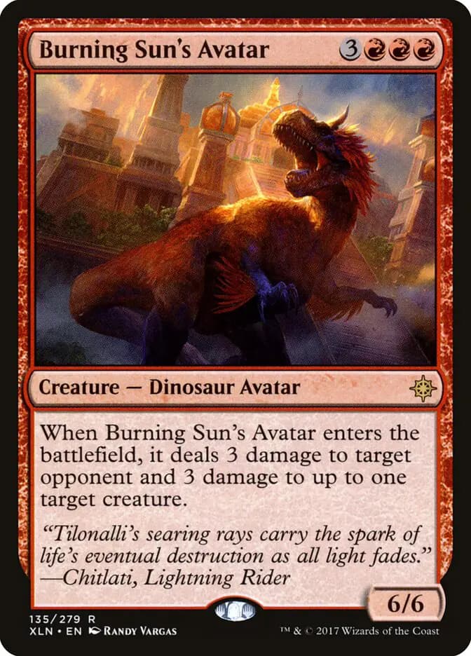 Card image of Burning Sun's Avatar