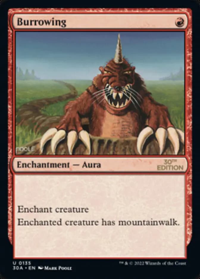 Card image of Burrowing