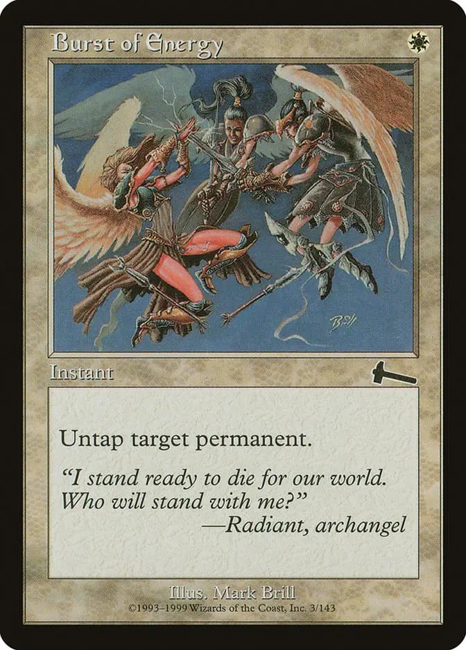 Card image of Burst of Energy