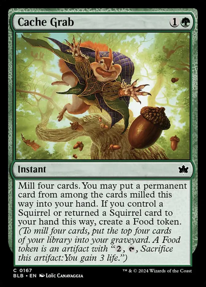 Card image of Cache Grab