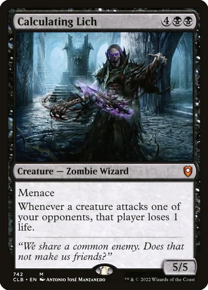 Card image of Calculating Lich