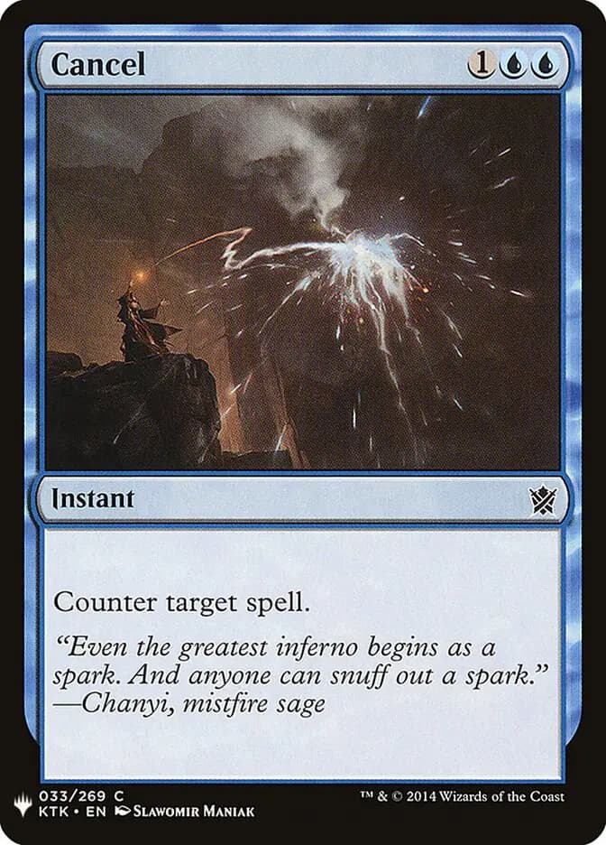 Card image of Cancel