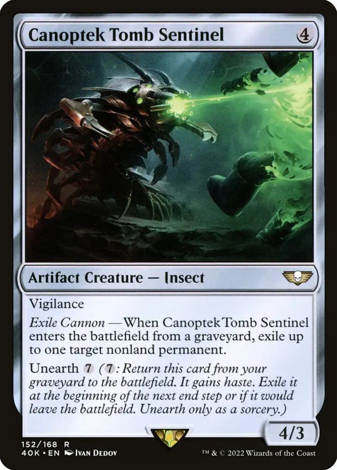 Card image of Canoptek Tomb Sentinel
