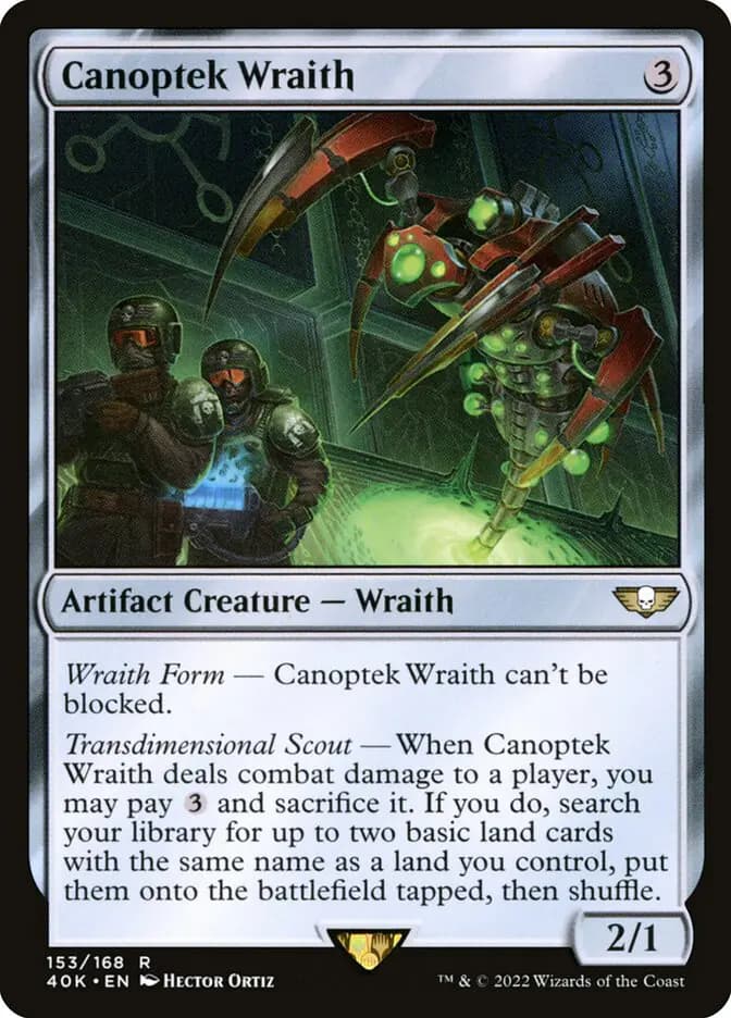 Card image of Canoptek Wraith