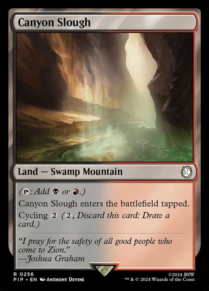 Card image of Canyon Slough