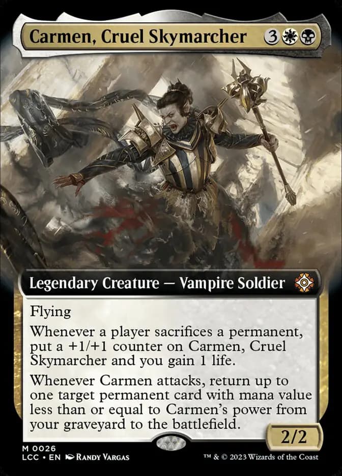 Card image of Carmen, Cruel Skymarcher