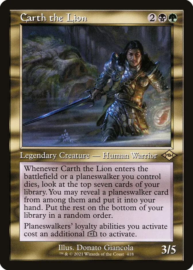 Card image of Carth the Lion