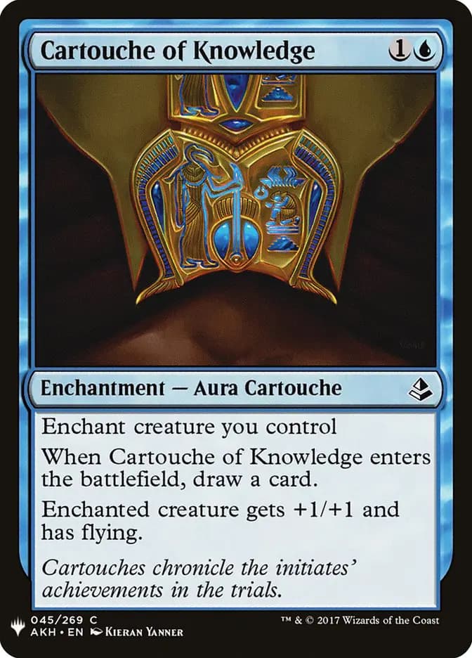 Card image of Cartouche of Knowledge