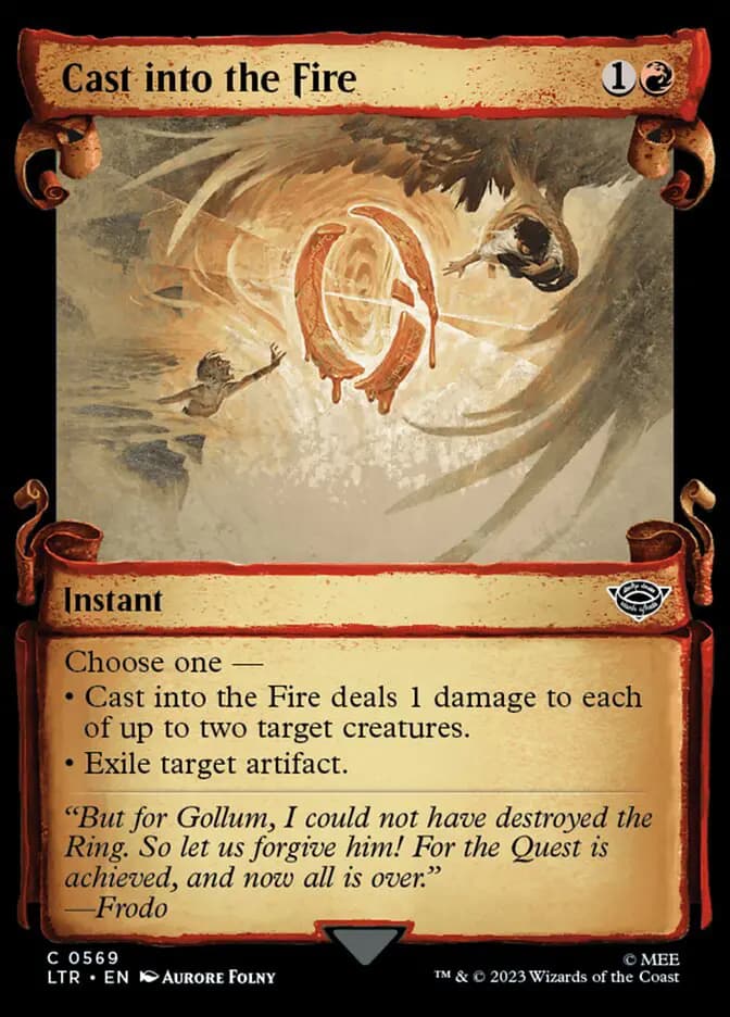 Card image of Cast into the Fire