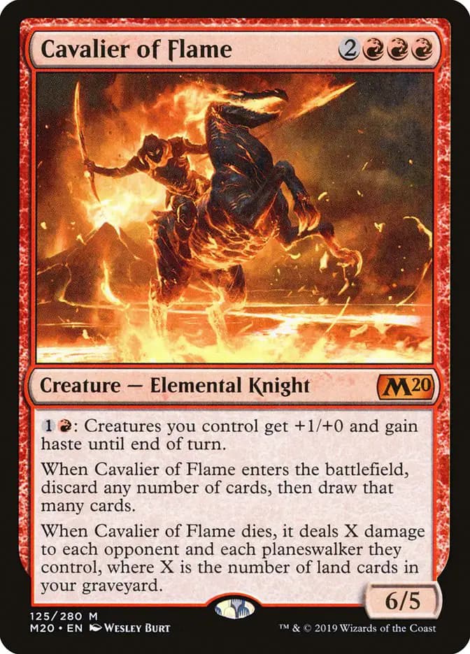 Card image of Cavalier of Flame