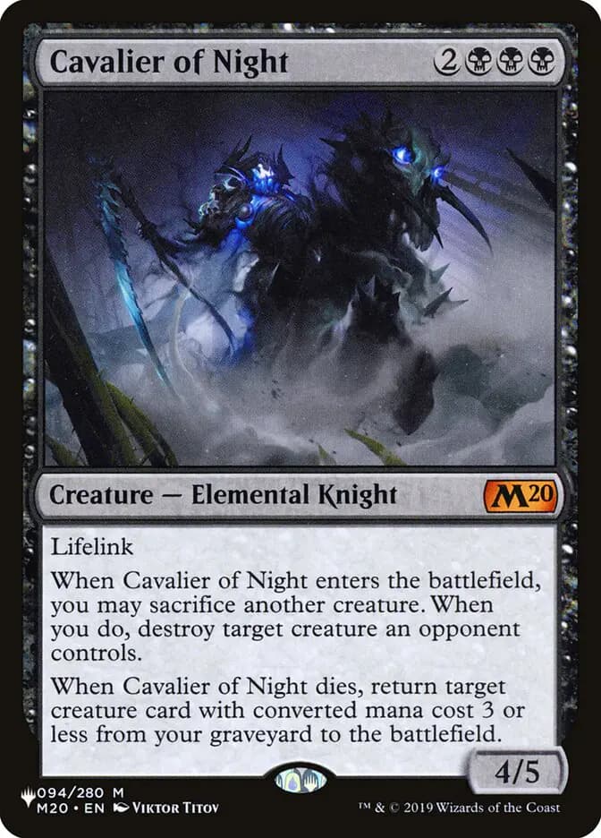 Card image of Cavalier of Night