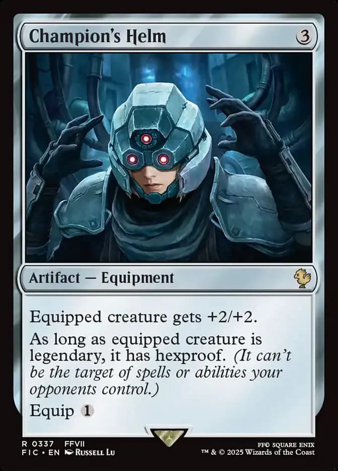 Card image of Champion's Helm