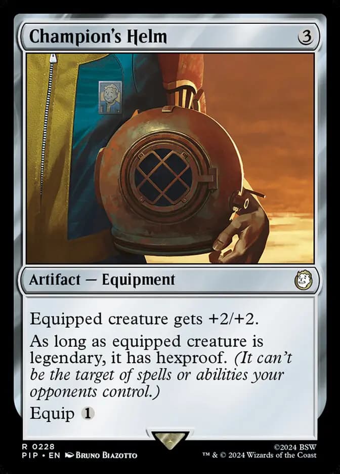 Card image of Champion's Helm