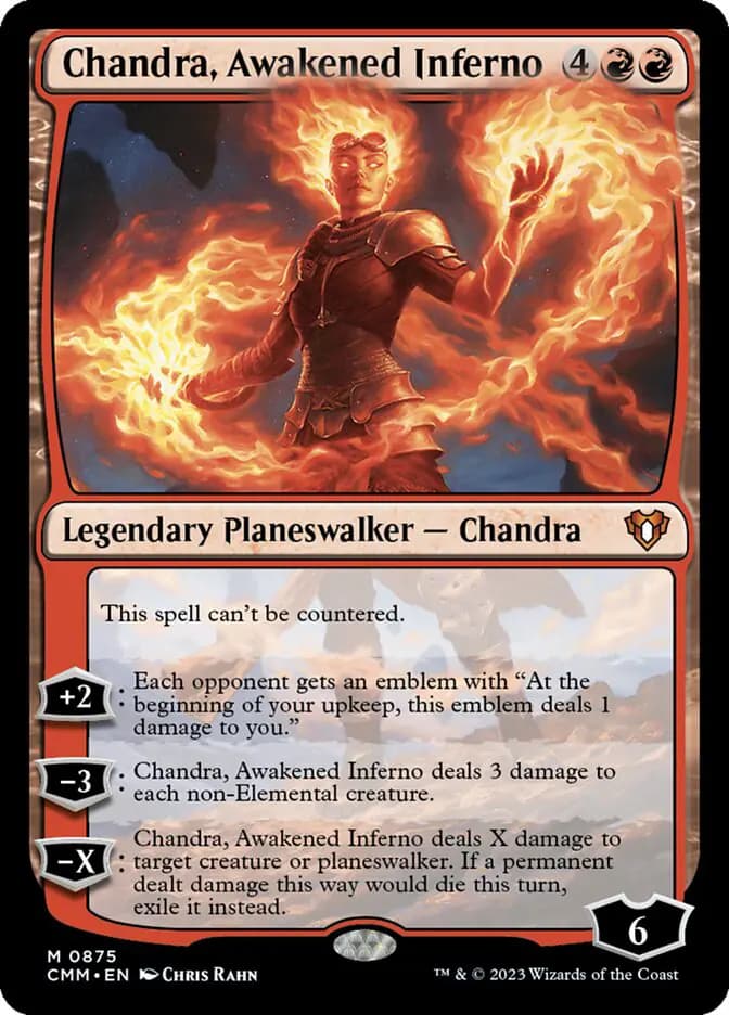Card image of Chandra, Awakened Inferno