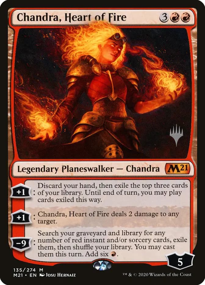 Card image of Chandra, Heart of Fire
