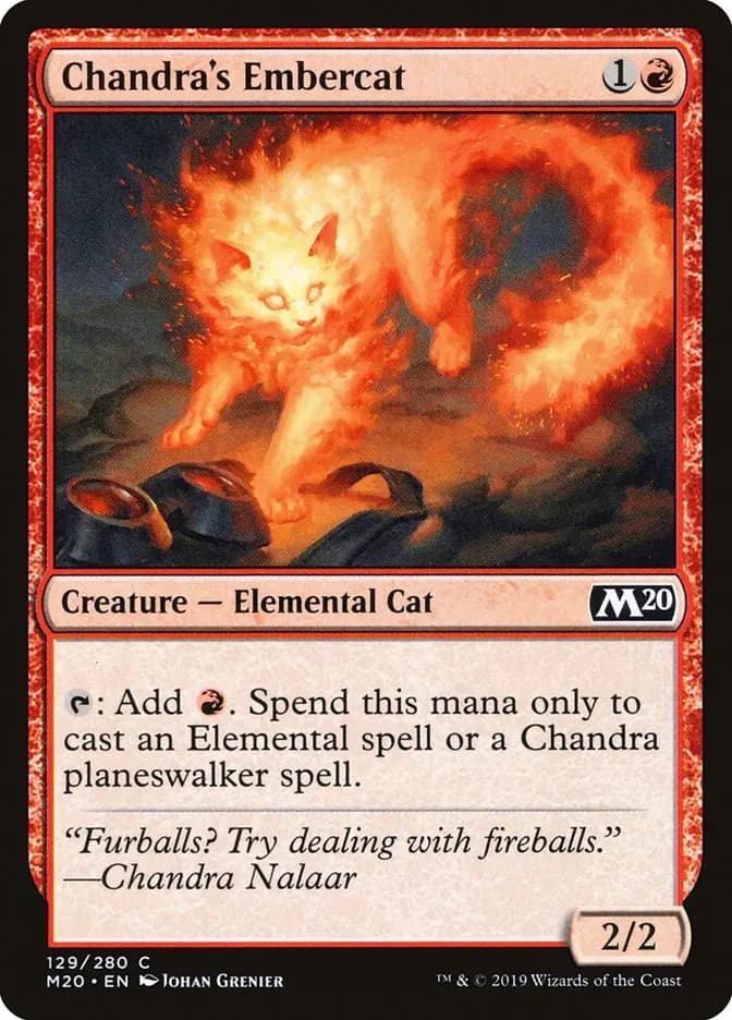 Card image of Chandra's Embercat