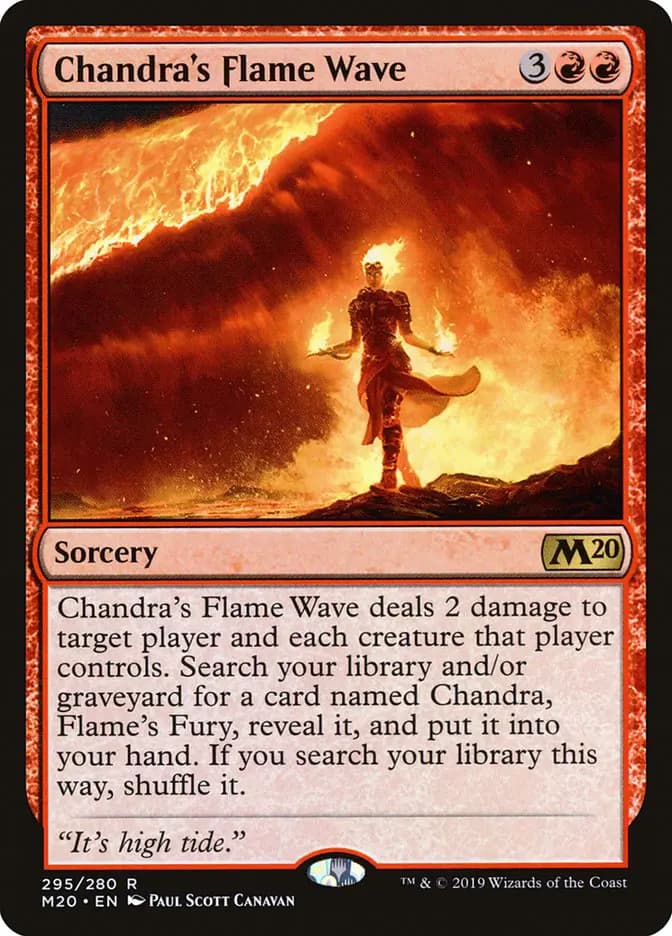 Card image of Chandra's Flame Wave