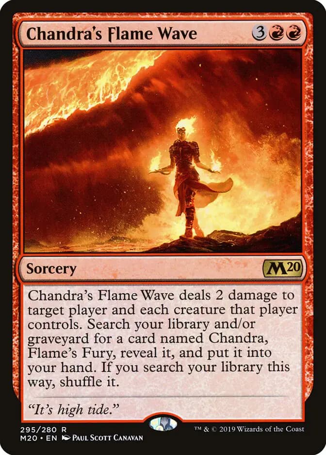Card image of Chandra's Flame Wave